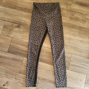 All Fenix 7/8 Black leopard legging like new size xs sold at Anthropology